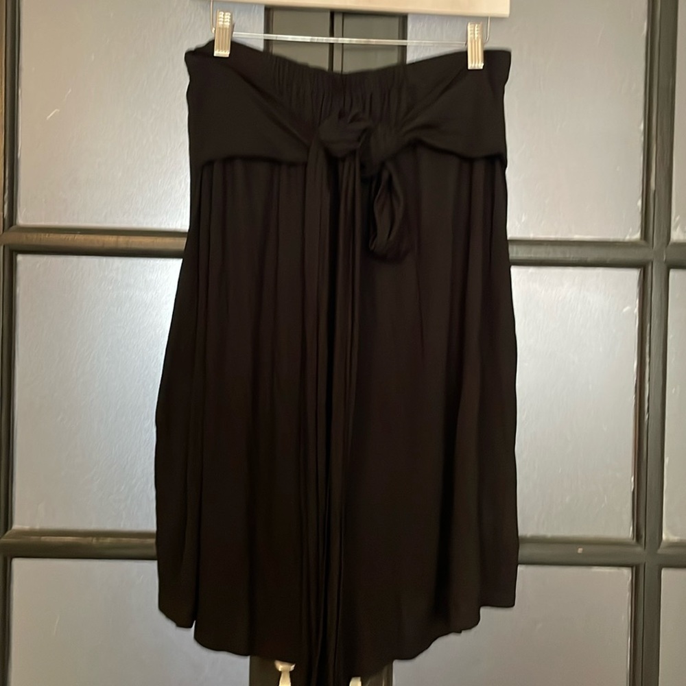 Free People beach Redondo convertible multiway romper shorts medium black